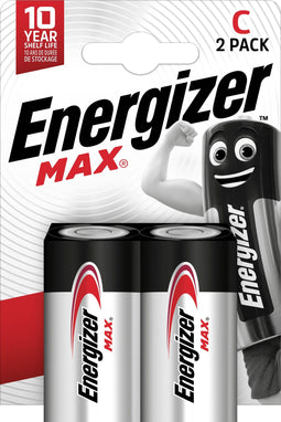 Energizer Max - Batterijen LR14 - Alkaline 1.5 V - (2 stuks)