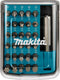Makita D-34936 - Schroefbitset 31-delig - 30 schroefbits en magnetische bithouder (31 stuks)
