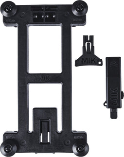 Basil MIK adapterplaat 2.0 - Afsluitbaar - 15x9x1 cm - Zwart