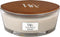 WoodWick Heartwick Flame Ellipse Geurkaars - Wood Smoke - 50 branduren