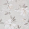 vidaXL - Vliesbehang - 3D - bloemenpatroon - 10x0,53 - m - grijs