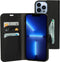 Mobiparts Classic Wallet Case - Flip Cover - Ruimte voor pasjes - Zwart (iPhone 13 Pro Max)