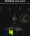 Green Cell - Omvormer 24V naar 230V - 300W continu 600W piek - Zwart