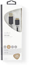 Nedis CCBW61500AT20 - USB A naar USB 2.0 micro kabel - 200 cm - Grijs
