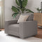 vidaXL - Ligzetel - in - Taupe - - - 59 - cm - Stof