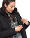 Jack Wolfskin North York - Outdoorjas Dames - Winddicht en warm gewatteerd - Black (M)