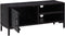 vidaXL - Tv-meubel - 90x30x40 - cm - massief - grenenhout - zwart
