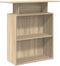 vidaXL - Receptiebalie - 100x40x104 - cm - bewerkt - hout - sonoma - eikenkleurig