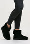 UGG Classic Mini Logo ZIP Enkellaars - Sheepskin voering - Black - Maat 37
