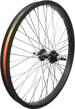 Hzb Achterwiel 20 inch etrto 406 freestyle 48 spaaks 14mm as zwart