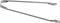 Hzb Spatbordstang 26 Inch 365 Mm Staal Grijs