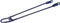 Hzb Spatbordstang 28 Inch 10 Mm Staal Donkerblauw