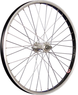 Hzb Voorwiel 20 inch etrto 406 aluminium zwart vaste as