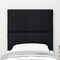 vidaXL - Hoofdbord - met - Diamant - Blokken - Design - - - Zwart - - - 80 - cm - - - Stof