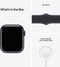 Apple Watch Series 7 - Smartwatch - Zuurstofmeting ECG - Zwart (41mm)