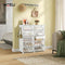 Woltu Schoenenkast met 10 Compartimenten Wit 40 x 30 x 170 cm