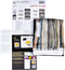 Thea Gouverneur - Borduurpakket met telpatroon - 499.05 - Voorgesorteerde DMC Garens - Rome Italië - Zwart Aida - 79 cm x 50 cm - DIY Kit