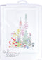 Thea Gouverneur - Borduurpakket met telpatroon - 554A - Voorgesorteerde DMC Garens - Amerikaanse Wilde Bloemen - Aida - 50 cm x 67 cm - DIY Kit