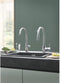 GROHE Concetto - keukenkraan - uittrekbare handdouche - draaibaar - chroom