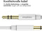 imoshion AUX Kabel - 1 meter - 3.5mm Jack Audio kabel - Male to Male - Wit
