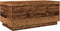 vidaXL - Salontafel - met - LED-verlichting - 90x50x40 - cm - oud - houtkleurig