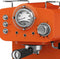 Swan Retro Espressomachine – Gemalen Koffie & Pads – Met Melkopschuimer – Oranje