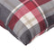 vidaXL - Palletkussens - 2 - st - ruitpatroon - stof - rood