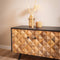 Liviza Dressoir Crista - Mangohout - Rechthoek Zwart - 60 cm , 160 cm , 45 cm