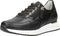 Gabor 86.448 - Lage Sneakers - Rits en vetersluiting - Zwart (40.5)