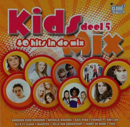 Kids Mix - 40 Hits In De Mix Deel 5 - CD met 80 minuten feestmix