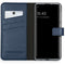 Selencia Galaxy A21s - Echt Lederen Bookcase - Ruimte voor 3 pasjes - Blauw