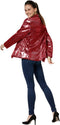 Dressforfun Paillettenjas - Damesjas glinsterende pailletten - Bordeaux XXL