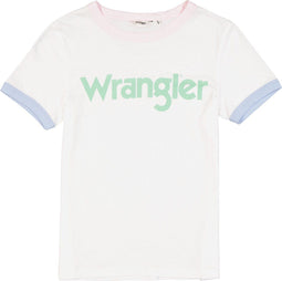 Wrangler RINGER TEE - Maat M - Kleur wit