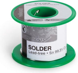 Velleman Soldeer, loodvrij, Sn 99.3 %, Cu 0.7 %, 0.6 mm, 100 g, rol
