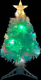 vidaXL - Kunstkerstboom - met - verlichting - 64 - cm - glasvezel - wit