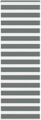 vidaXL - Zebra - rolgordijn - 75x230 - cm - stofbreedte - 70,9 - cm - donkergrijs
