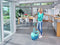 Leifheit Profi XL vloerwisser - 42 cm dweilbreedte - 360° draaibaar scharnier - Turquoise Grijs