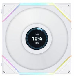 Lian Li Uni Fan TL LCD - Case Fan 120mm - RGB verlichting en 1,6" LCD scherm - Wit (1-pack)