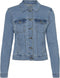 VERO MODA VMHOT SOYA LS DENIM JACKET MIX GA NOOS - Dames Spijkerjas - Knoopsluiting - Maat XS
