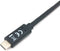 Equip 128344 - USB A naar USB Type C Oplaadkabel - 5Gbps overdrachtssnelheid - Zwart