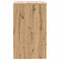 vidaXL - Garagekast - 40x51x85 - cm - massief - grenenhout - artisan - eikenkleurig