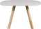 WOOOD Tablo Eettafel met 3-Stand Poot - Essenhout - Mist - 75x130x130