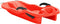 vidaXL - Slee - met - remmen - 87x40x18 - cm - polypropeen - rood