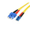 Startech.com Fiber Optic Duplex Cable - 100cm - Fibre LC/SC - Geel