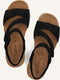 Gabor 734.1 - Sandalen - Klittenbandsluiting - Zwart - Maat 38