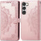 iMoshion Hoesje Geschikt voor Samsung Galaxy S23 Hoesje Met Pasjeshouder - iMoshion Mandala Bookcase - Rosé Goud