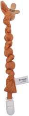 Snoozebaby - Baby Speenkoord - Biologisch katoen - Bruin Toffee Brown