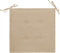 vidaXL - Tuinstoelkussens - 2 - st - 50x50x3 - cm - oxford - stof - beige