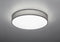 TRIO LUGANO - LED Plafondlamp - 42W - Dimbaar - Afstandsbediening - Grijs
