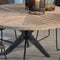 Riviera Maison Eettafel Rond 150 cm - Falcon Crest Ronde Eettafel - Zwart